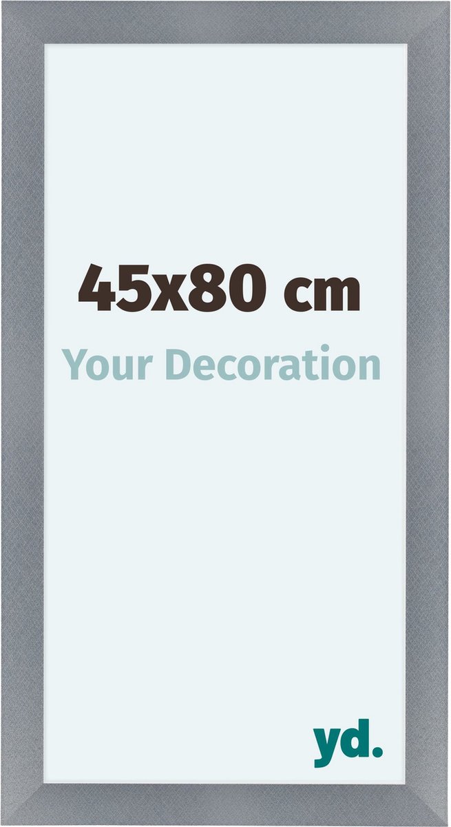 yd. Your Decoration - Fotolijst 45x80 cm - MDF - Aluminium Geborsteld - Como