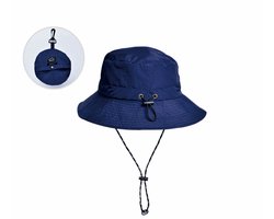 Boasty Bucket hat - Zonnehoed Denim Strandhoed UV bescherming - Blauw - regenbestendig -opvouwbaar-kerstcadeau