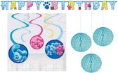 Amscan - Blue's Clues - Hangdecoratie - Plafond Swirls - Happy birthday slinger - Letterbanner - Honeycomb - Kinderfeest - Versiering - Verjaardag.