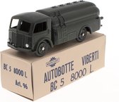 Viberti BC 5 tankwagen 8000 l. (zwart) Die cast Mercury Model Cars, 1:48 scale, for collectors, not suitable for children under 14 years