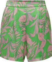Only Broek Onlchelsea Shorts Ptm 15296193 Vibrant Green/untamed Le Dames Maat - L