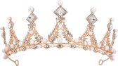 Boland - Metalen tiara Royal Elizabeth - - Volwassenen - Vrouwen - Prinsen en Prinsessen