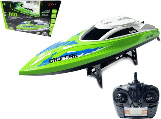 BIANCO  Radiocomando 2.4G Barca RC 30Km/h Barca Da Regata Motoscafo Ad Alta Velocita Batteria Da 20~p126889900