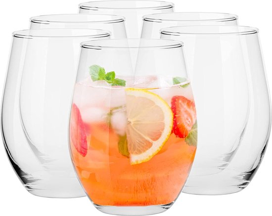 Relaxdays 48x Longdrinkgläser 300ml - Spülmaschinenfest