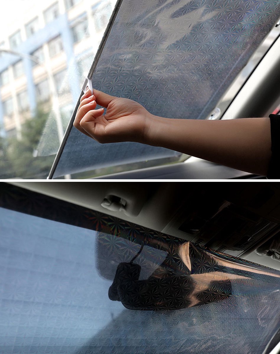 Pare-soleil pliable pour pare-brise de voiture, protection solaire contre  les UV, facile à utiliser et à garder