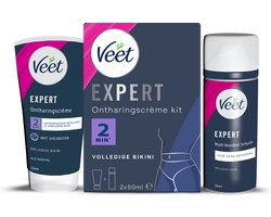 Veet Expert Volledige Bikini Ontharingscrème kit - Alle huidtypes - 200ml