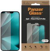 Geschikt voor PanzerGlass Apple iPhone 14 Plus Screen Protector Antibacterieel