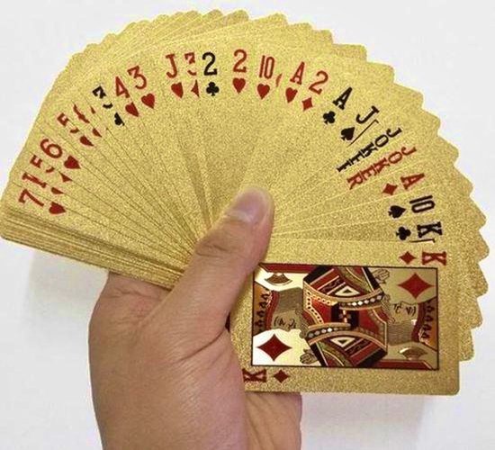 Waterdichte Plastic Speelkaarten - Jumbo Index Pokerdeck met Grote