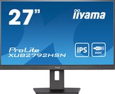iiyama ProLite XUB2792HSN-B5 - Full HD USB-C Docking Monitor - 65w - RJ45 - 75hz - 27 Inch