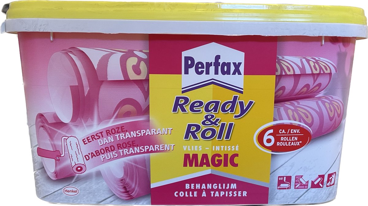Perfax Ready & Roll Magic 2,25 kg Colle à papier peint peint Pâte à papier  peint - 4,5 kg