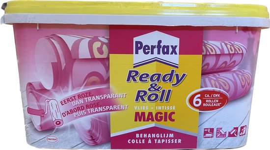 Perfax Ready&Roll Magic Behanglijm 4.5 Kg |Vliesbehang Behangplaksel | Transparant vliesbehanglijm - Perfax