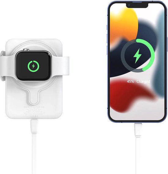 Draadloze magnetische powerbank - 10.000mAh