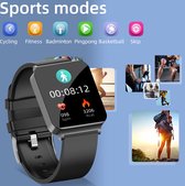 Bloedglucosemeter Gezondheid Waterdichte Smart Horloge Unisex Ecg + Ppg Bloeddrukmeting Waterdichte Sport Smartwatch hartslag, bloeddruk Zuurstof, bloed suiker Meter Gezondheid AI Technisch Meten