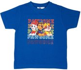 Paw Patrol T-Shirt - Korte Mouw - Blauw - Maat 110/116