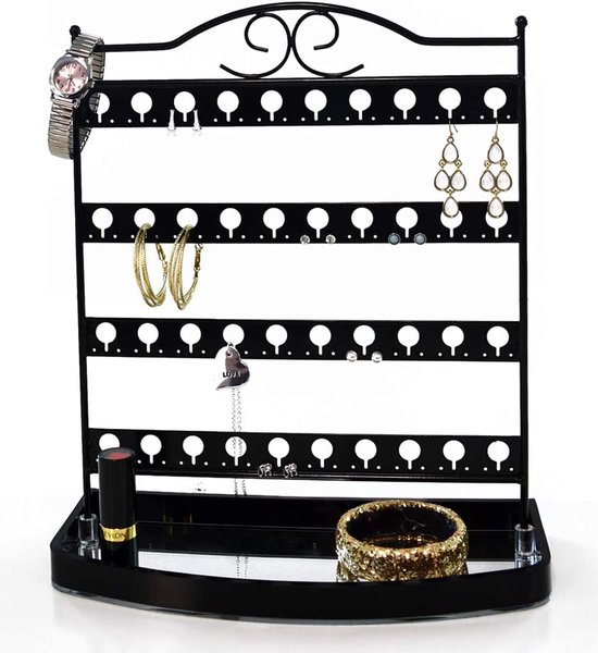 Mango Steam Organizer Arpa Per Orecchini – Argento – Porta Gioielli Da Tavolo