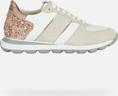 GEOX D SPHERICA VSERIES vrouwen Sneakers - gebroken wit/rose goud - Maat 39