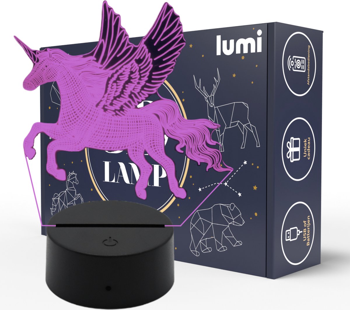 Avis et commentaires de Licorne lumineuse, veilleuse licorne pour bébé -  Lampe et veilleuse