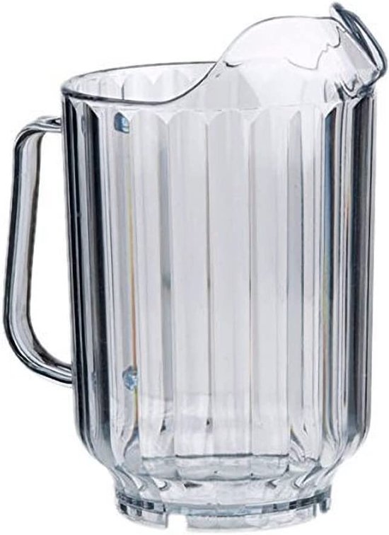 Pitcher, bierkan, karaf voor limonade, waterkaraf, kunststof karaf, Ø