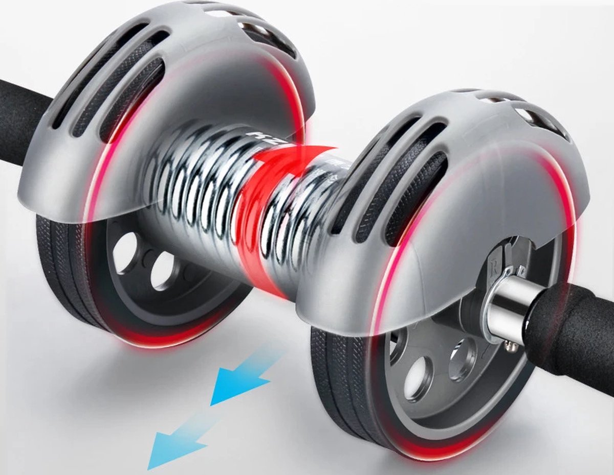 Ab wheel Roue abdominale avec système de freinage & poignées