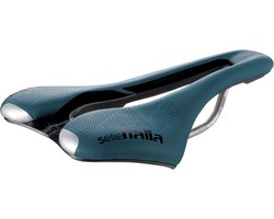 Selle Italia Slr Boost Gravel Superflow Ti 316 Zadel Blauw 130 mm
