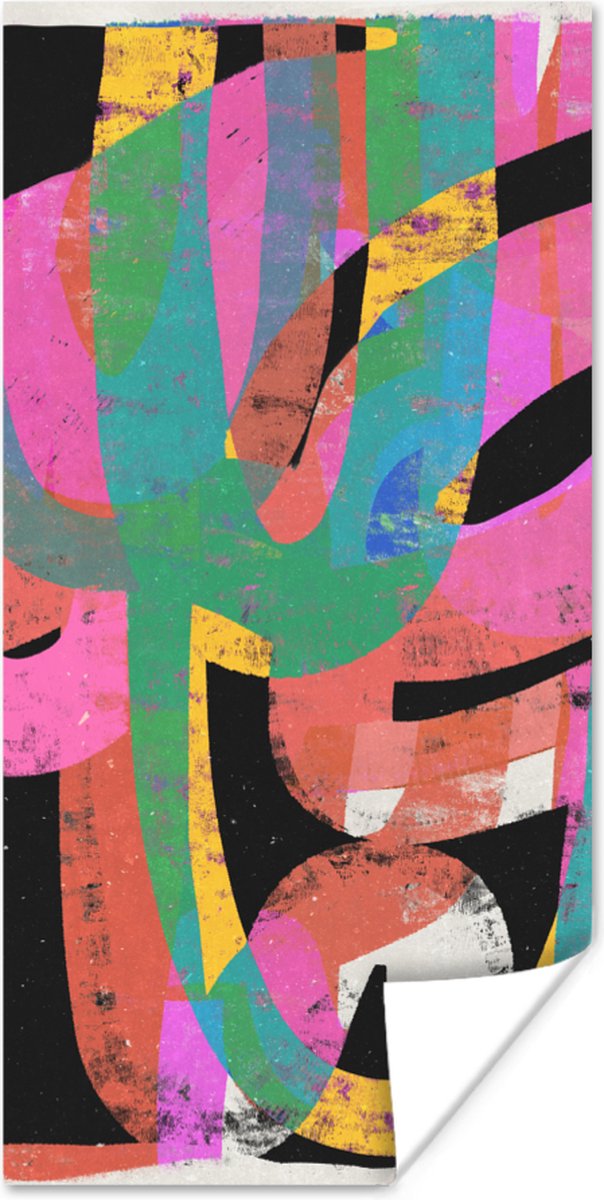 Abstract - Kleuren - Roze - Groen - Kunst