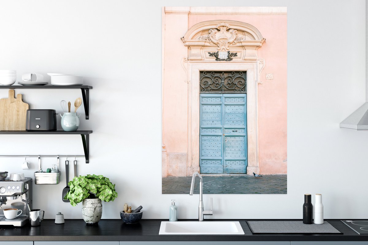 Deur - Rome - Blauw - Architectuur