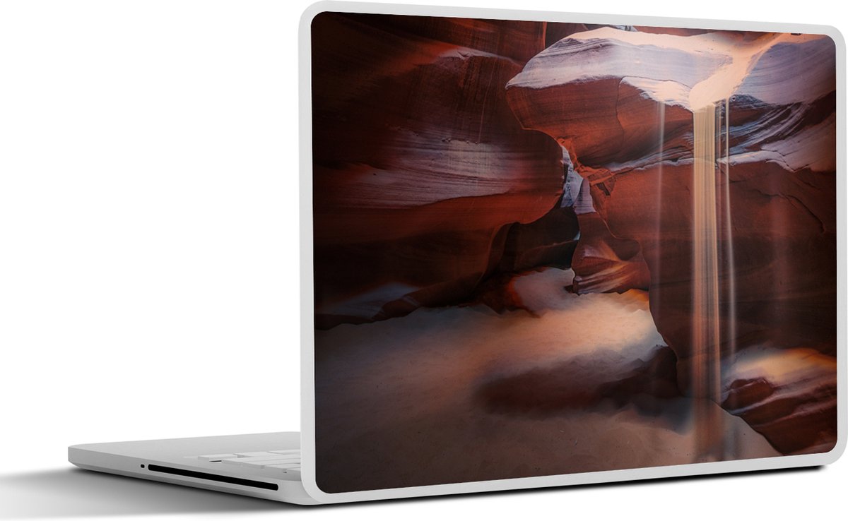 Laptop sticker - 11.6 inch - Landschap - Grot - Zand - Natuur - 30x21cm - Laptopstickers - Laptop skin - Cover