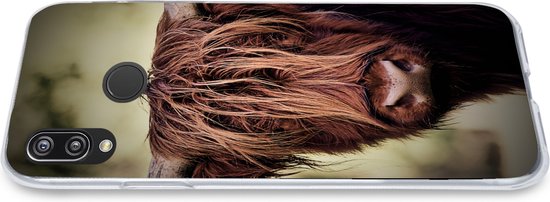Convient pour coque Huawei P20 Lite (2020) - Highlander écossais - Lumière - Portrait - Nature - Coque de téléphone en Siliconen
