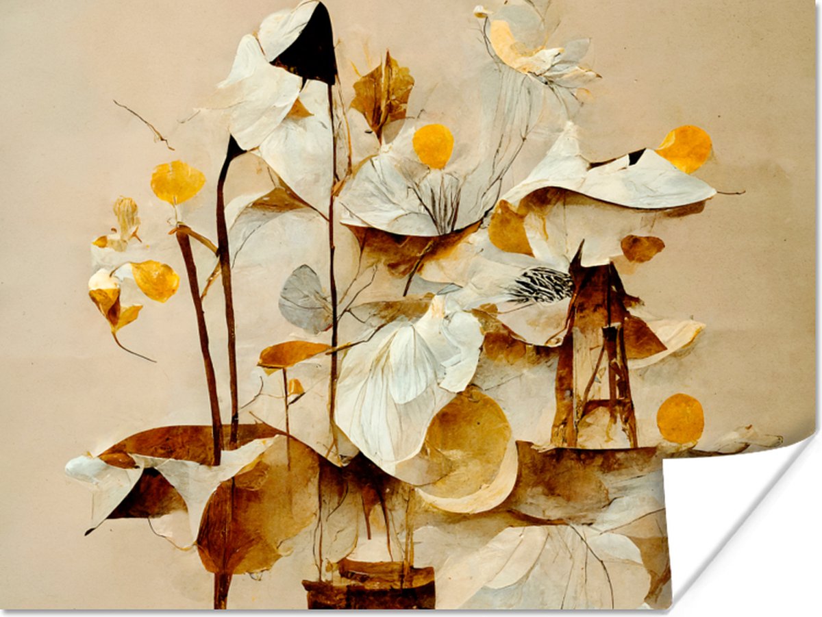 Bloemen - Wit - Planten - Vintage