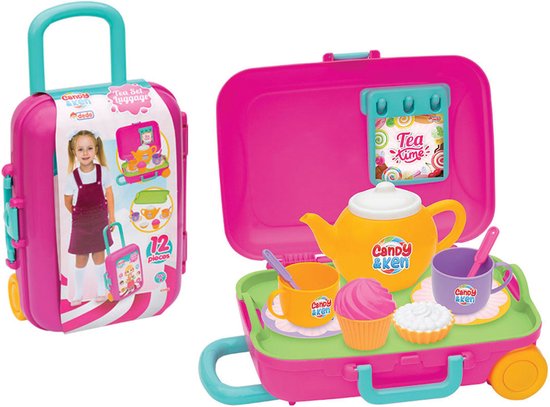 AUEAR Falsche Wimpern Box – Rosa Mini-Koffer Für Wimpern & Süßigkeiten, 15 X 8.6 Cm