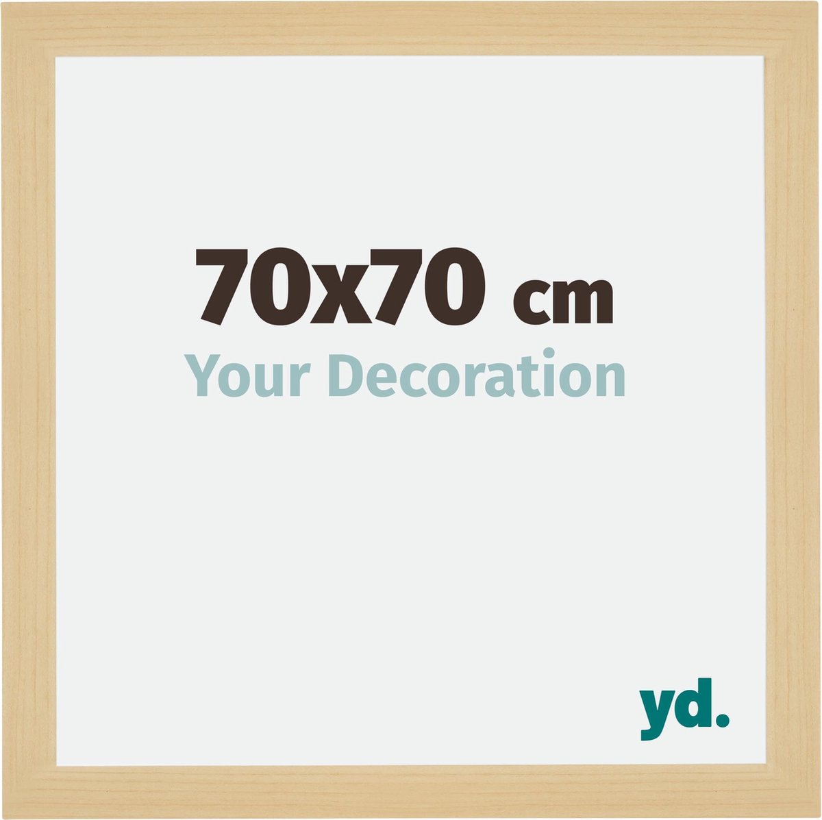 Your Decoration - Fotolijst 70x70 cm - MDF - Ahorn Decor - Mura