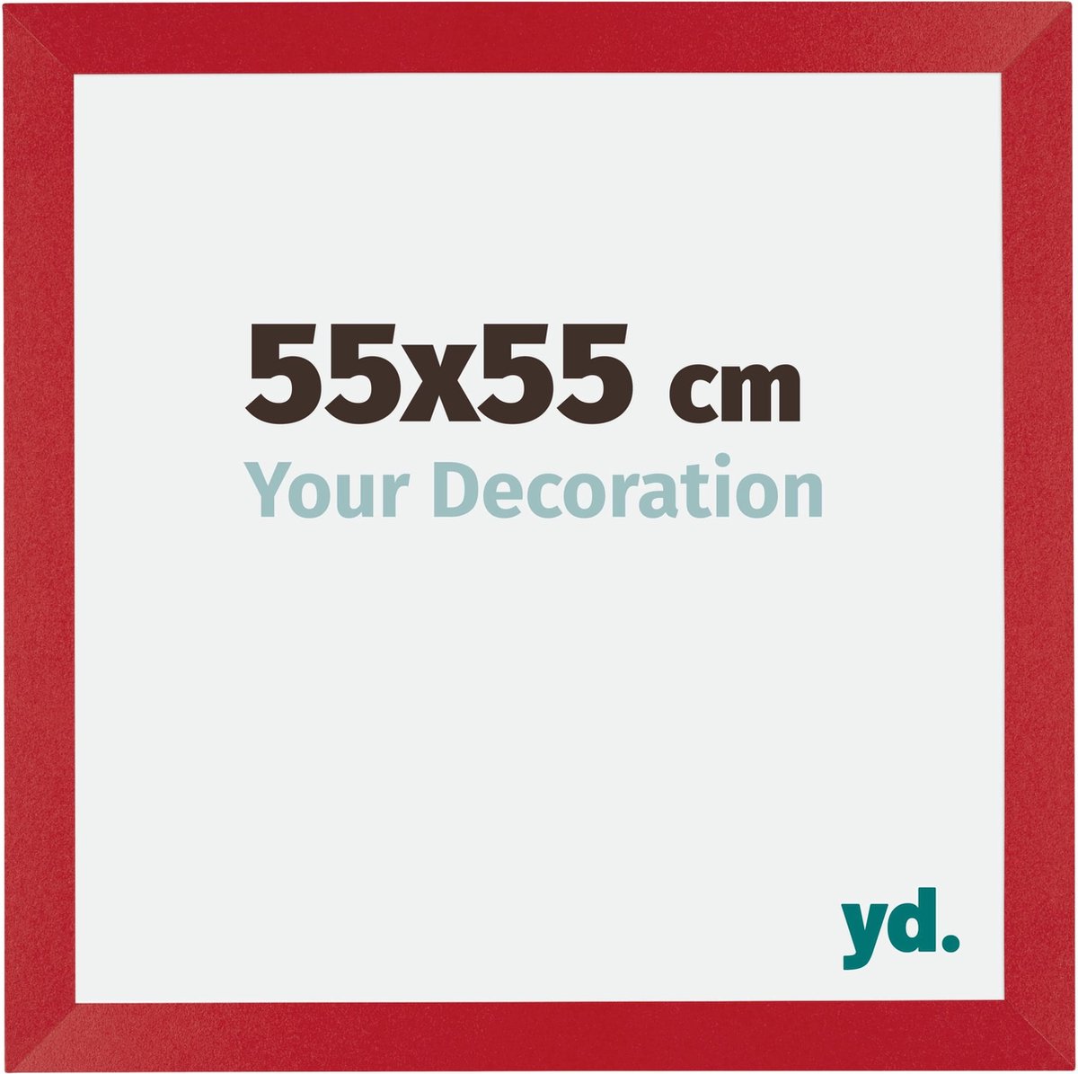 yd. Your Decoration - Fotolijst 55x55 cm - MDF - Rood - Mura