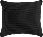 Heckett & Lane Wafel Kussensloop Katoen - deep black 60x70cm