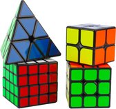 Speed Cube Set - Value Package Speed Cube - Casse-tête pour Adultes et Enfants - Casse-tête Speed Cube - Astuce cadeau Speed Cube - Set de 4