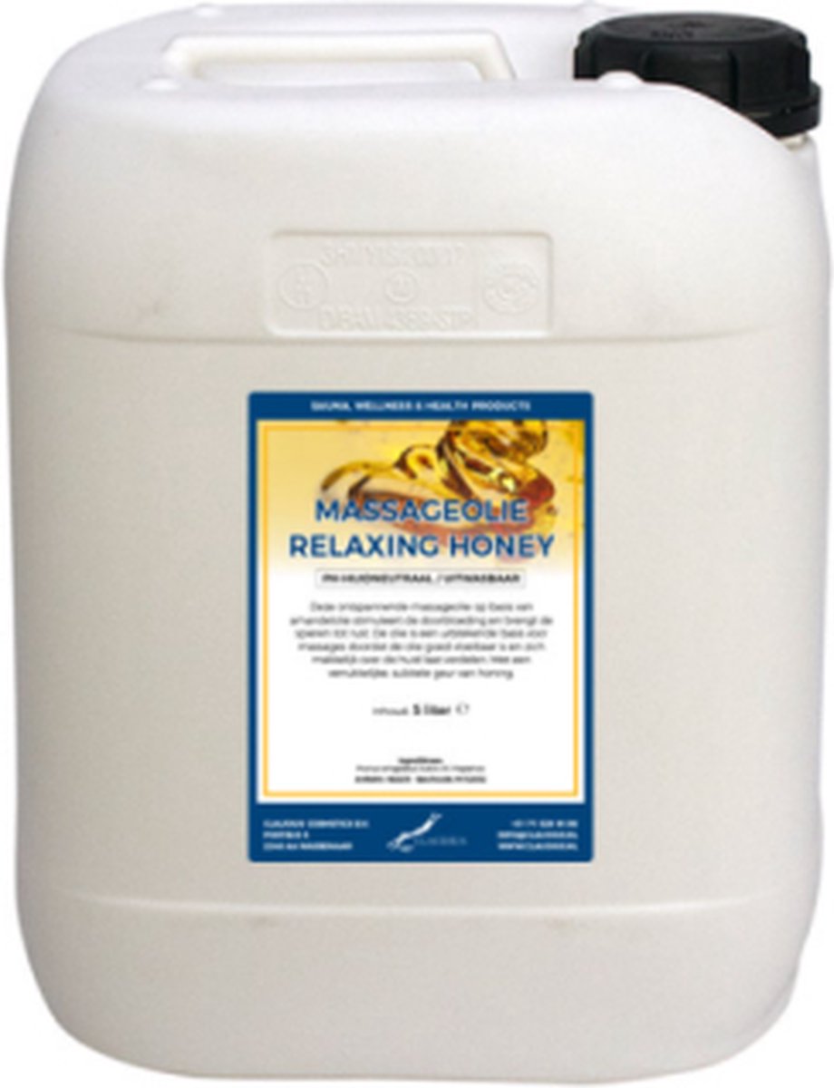 Goedkoopste Massageolie Relaxing Honey - 10 Liter - 100 natuurlijk - biologisch en koud geperst