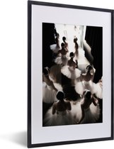 Poster - Frame - Ballet - Vrouw - Ballerina - Dans - Poster in lijst - Wanddecoratie - 40x60 cm