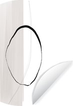 WallCircle - Stickers muraux - Cercle de papier peint - Abstrait - Pastel - Design - ⌀ 30 cm - Cercle mural - Autocollant - Autocollant papier peint rond