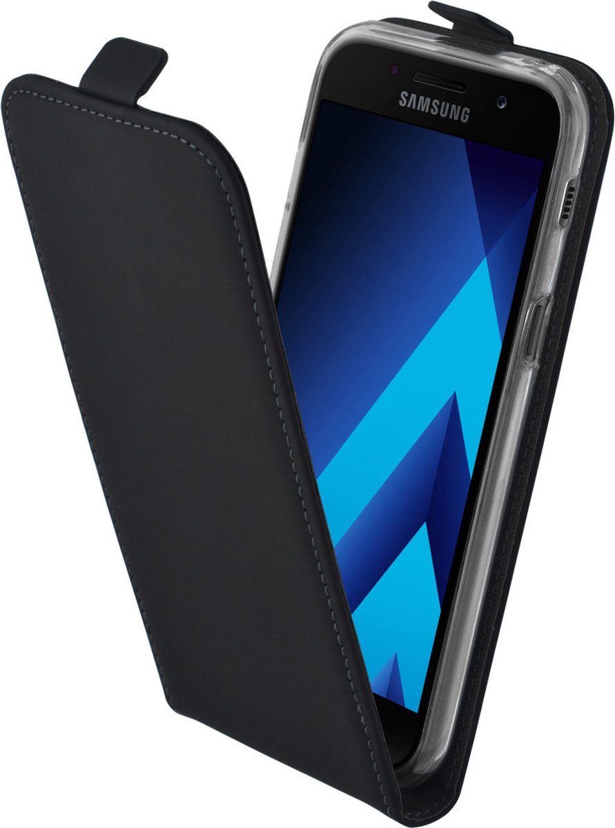 Mobiparts Premium Flip TPU Case geschikt voor Samsung Galaxy A5 (2017) - Zwart