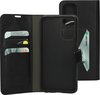 Mobiparts hoesje geschikt voor OPPO A54 5G - Wallet/Boekhoesje - Eco Leer - Magneet Sluiting - Opberg vakken - Zwart