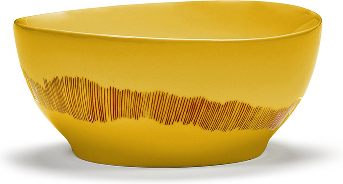 Serax - Feast by Ottolenghi - Kom S 16 cm Sunny Yellow Swirl - B8921009G