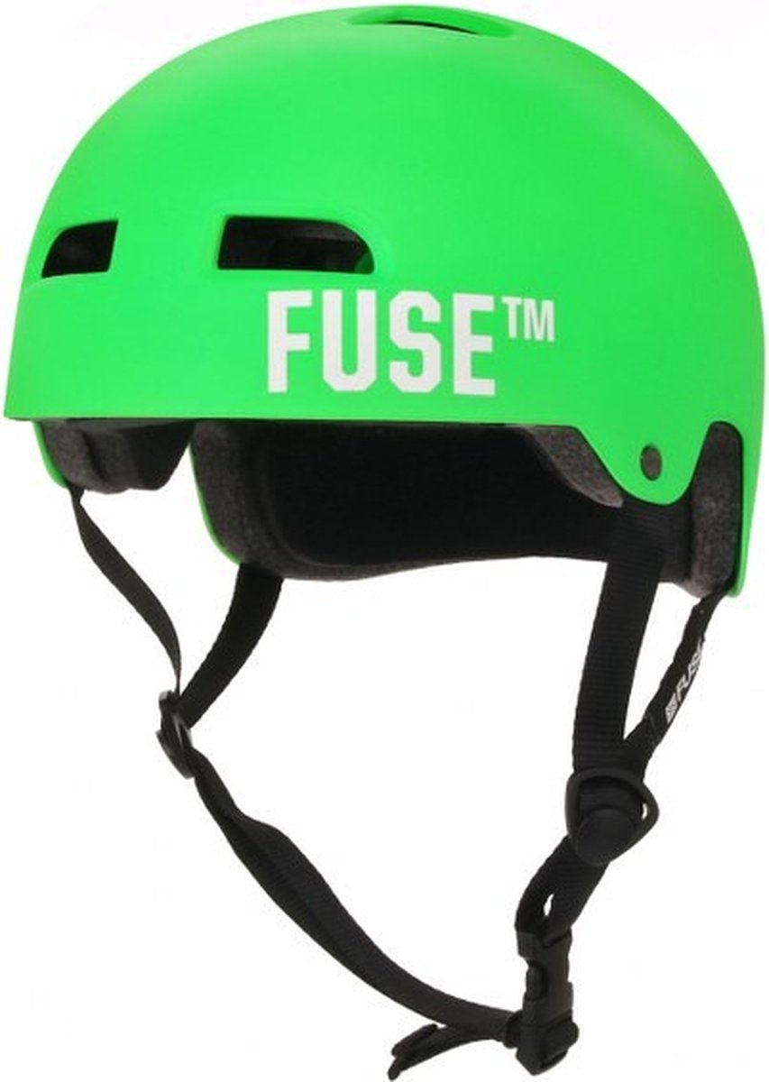 Fuse - Alpha - BMX helm - Neon Groen - M-L - 56-58cm