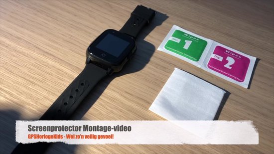 Screenprotector GEHARD GLAS gps horloge kind - GPSHorlogeKids - Smartwatch kinderen - display protector gps horloge kind - Geschikt voor diverse 4G modellen GPSHorlogeKids Wonlex Qlokkie Trackie