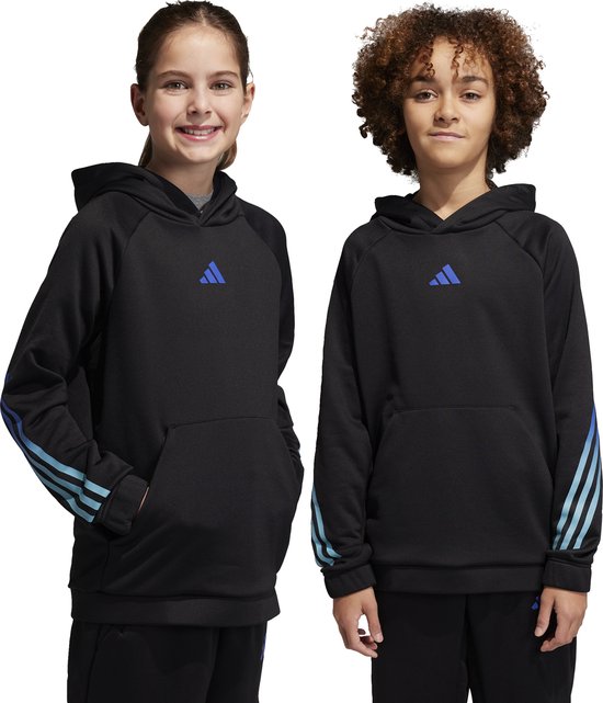 adidas Performance Train Icons AEROREADY 3-Stripes Hoodie - Kinderen - Zwart - 164