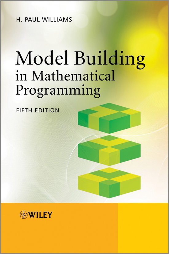 Foto: Model building in mathematical prog 5th