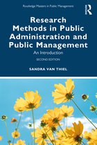Routledge Masters in Public Management- Research Methods in Public Administration and Public Management