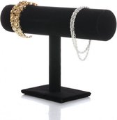 Armbanden display velours zwart 23.2 x 16 cm