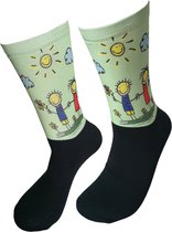 Verjaardags cadeau -Love sokken - Verliefd Print sokken - vrolijke sokken - valentijn cadeau - Ik hou van jou - grappige sokken - leuke dames en heren sokken - moederdag - vaderdag - Socks waar je Happy van wordt - Maat 40-45