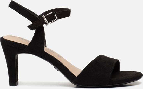 Tamaris Sandalen zwart Textiel Dames Maat 36 bol
