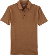 OLYMP Polo Level 5 Casual - slim fit polo - bruin - Maat: XL