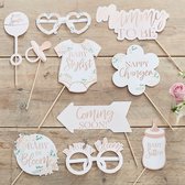 Ginger Ray BL-125 Floral Baby Shower Photo Booth Props